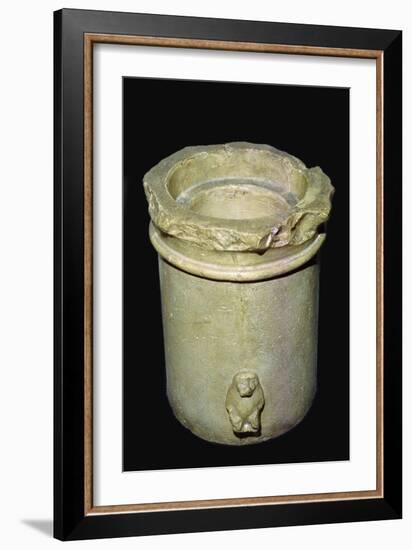 Egyptian water-clock. Artist: Unknown-Unknown-Framed Giclee Print