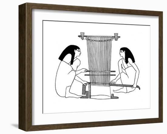 Egyptian Weavers, C3000 BC-null-Framed Giclee Print