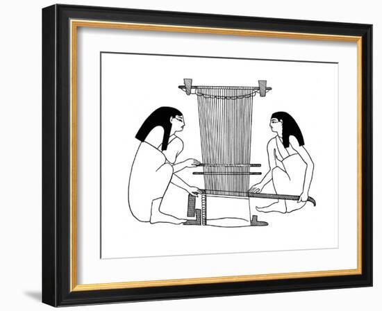 Egyptian Weavers, C3000 BC-null-Framed Giclee Print