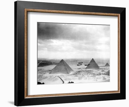 Egyptian WWII Pilots from Middle East Command Training-null-Framed Photographic Print