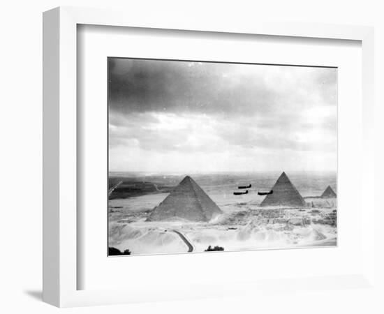 Egyptian WWII Pilots from Middle East Command Training-null-Framed Photographic Print