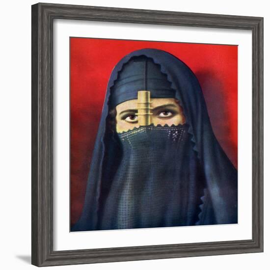 Egypyian Woman, C1922-ENW Slark-Framed Giclee Print