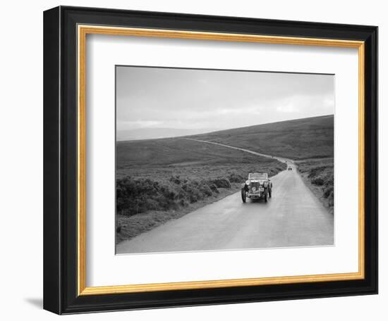 EH Goodenoughs MG PB competing at the MCC Torquay Rally, July 1937-Bill Brunell-Framed Photographic Print