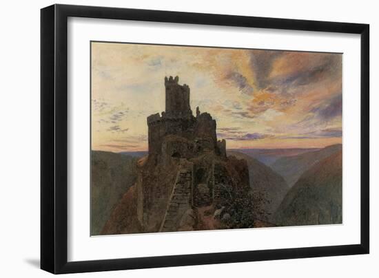Ehrenburg on the Mosel-Alfred William Hunt-Framed Giclee Print