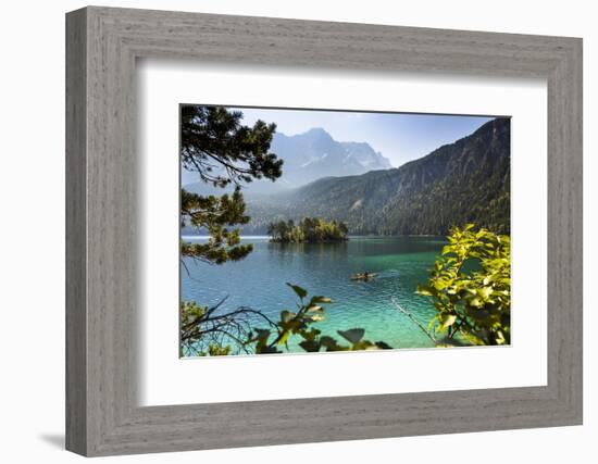 Eibsee Near Garmisch-Partenkirchen with Zugspitze-Ralf Gerard-Framed Photographic Print