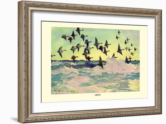 Eiders-Frank Weston Benson-Framed Art Print