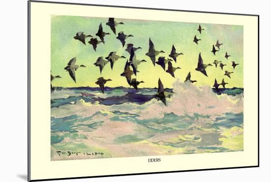 Eiders-Frank Weston Benson-Mounted Art Print