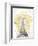 Eiffel Bloom Yellow-OnRei-Framed Art Print