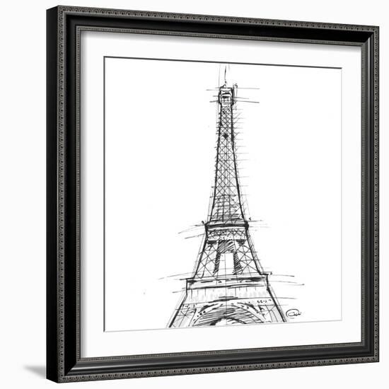 Eiffel\ close clean-OnRei-Framed Art Print