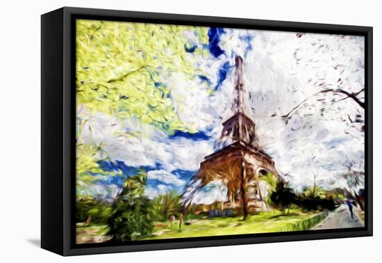 Eiffel Colors - In the Style of Oil Painting-Philippe Hugonnard-Framed Premier Image Canvas