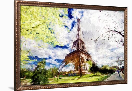 Eiffel Colors - In the Style of Oil Painting-Philippe Hugonnard-Framed Giclee Print