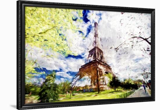 Eiffel Colors - In the Style of Oil Painting-Philippe Hugonnard-Framed Giclee Print