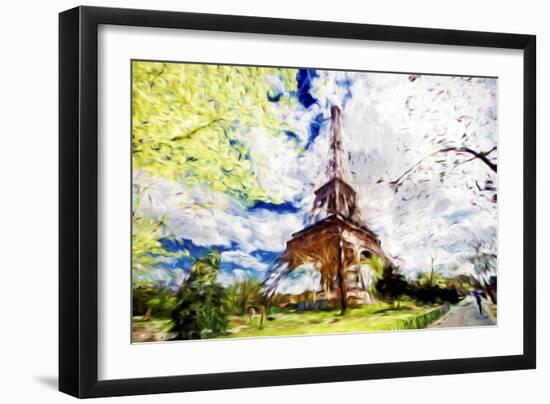 Eiffel Colors - In the Style of Oil Painting-Philippe Hugonnard-Framed Giclee Print