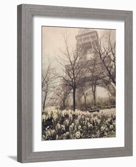 Eiffel in Springtime-Dawne Polis-Framed Art Print