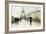 Eiffel in the Rain Marsala Umbrella-Avery Tillmon-Framed Premium Giclee Print