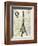 Eiffel Map-Marion Mcconaghie-Framed Art Print