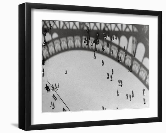 Eiffel Shadows-Chris Bliss-Framed Photographic Print