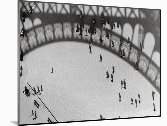 Eiffel Shadows-Chris Bliss-Mounted Photographic Print