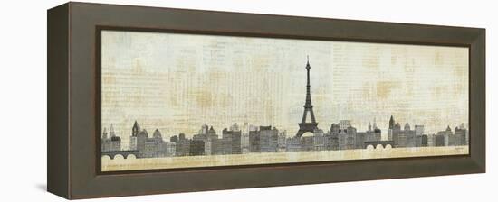 Eiffel Skyline-Avery Tillmon-Framed Stretched Canvas