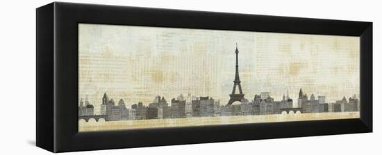 Eiffel Skyline-Avery Tillmon-Framed Stretched Canvas