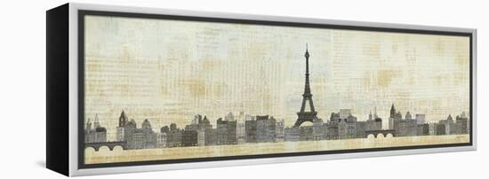 Eiffel Skyline-Avery Tillmon-Framed Stretched Canvas