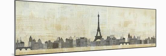Eiffel Skyline-Avery Tillmon-Mounted Art Print