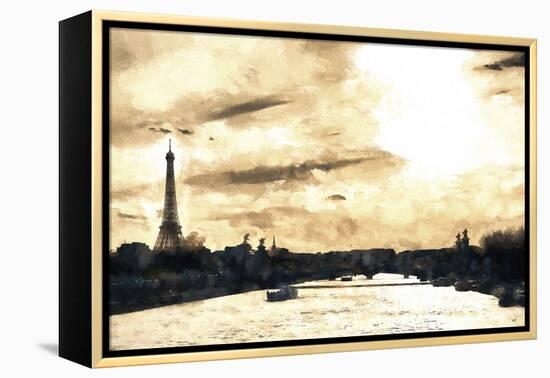 Eiffel Sunset Paris-Philippe Hugonnard-Framed Premier Image Canvas