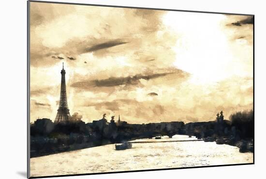 Eiffel Sunset Paris-Philippe Hugonnard-Mounted Giclee Print