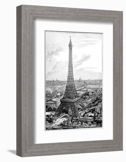 Eiffel Tower, 1889 Universal Exposition-Science Photo Library-Framed Photographic Print
