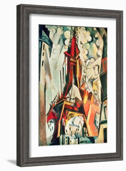 Eiffel Tower, 1910-Robert Delaunay-Framed Giclee Print