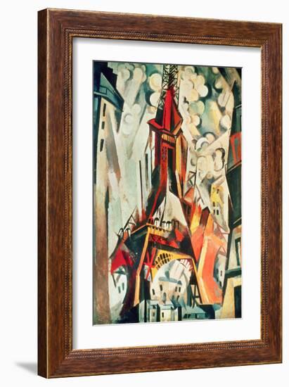 Eiffel Tower, 1910-Robert Delaunay-Framed Giclee Print