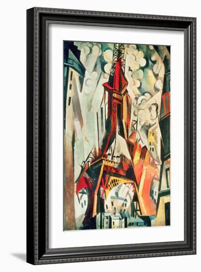 Eiffel Tower, 1910-Robert Delaunay-Framed Giclee Print