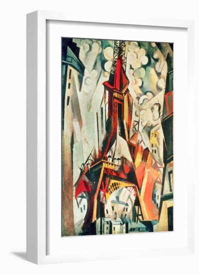 Eiffel Tower, 1910-Robert Delaunay-Framed Giclee Print