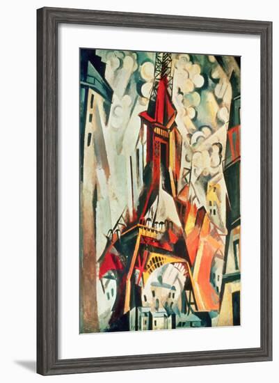 Eiffel Tower, 1910-Robert Delaunay-Framed Giclee Print