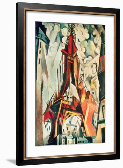 Eiffel Tower, 1910-Robert Delaunay-Framed Giclee Print