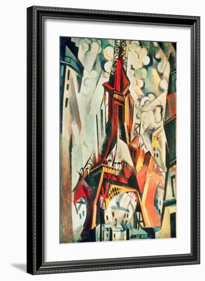 Eiffel Tower, 1910-Robert Delaunay-Framed Giclee Print