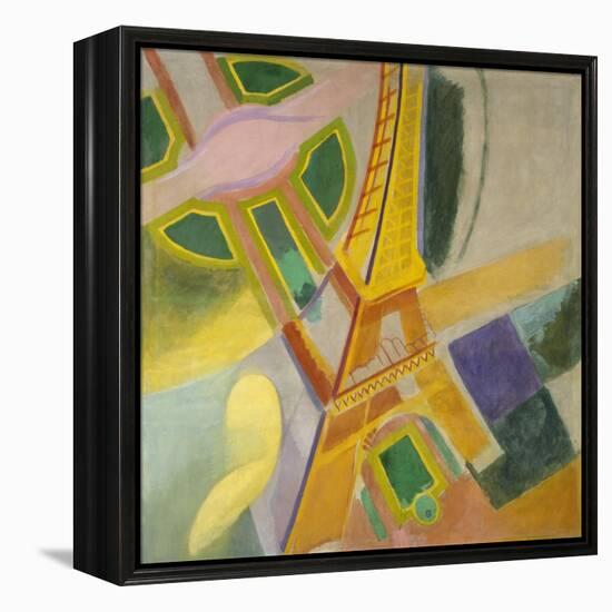 Eiffel Tower, 1924 (Oil on Canvas)-Robert Delaunay-Framed Premier Image Canvas