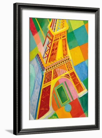 Eiffel Tower, 1926-Robert Delaunay-Framed Giclee Print