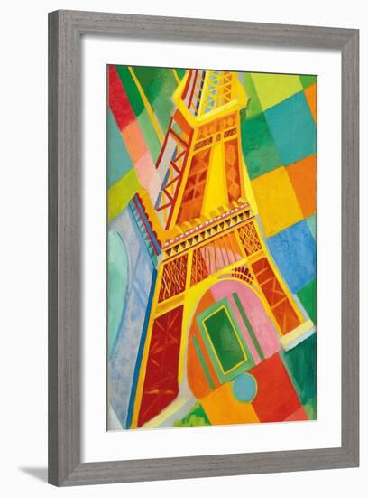 Eiffel Tower, 1926-Robert Delaunay-Framed Giclee Print