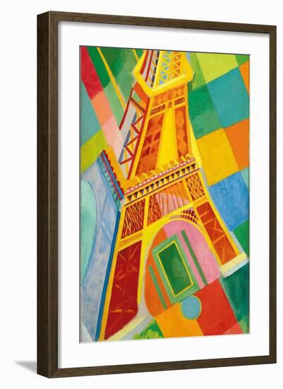 Eiffel Tower, 1926-Robert Delaunay-Framed Giclee Print