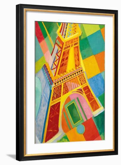 Eiffel Tower, 1926-Robert Delaunay-Framed Giclee Print