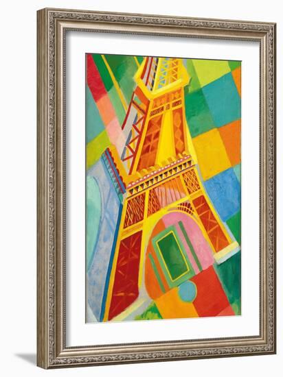 Eiffel Tower, 1926-Robert Delaunay-Framed Giclee Print