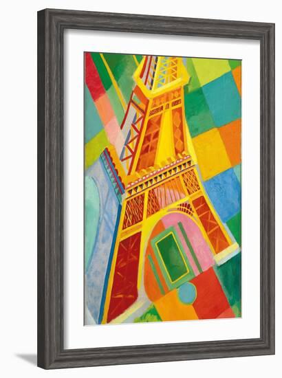 Eiffel Tower, 1926-Robert Delaunay-Framed Giclee Print