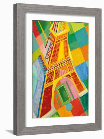 Eiffel Tower, 1926-Robert Delaunay-Framed Giclee Print