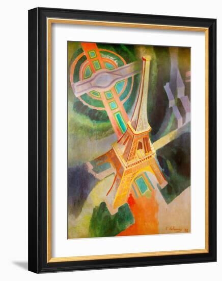 Eiffel Tower, 1928-Robert Delaunay-Framed Giclee Print