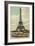 Eiffel Tower and Boat on the Seine-null-Framed Art Print