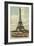 Eiffel Tower and Boat on the Seine-null-Framed Premium Giclee Print