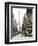 Eiffel Tower and Cafe on Boulevard De La Tour Maubourg, Paris, France-Jon Arnold-Framed Photographic Print