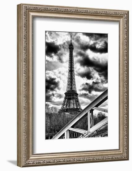 Eiffel Tower and Rouelle Bridge - Paris - France-Philippe Hugonnard-Framed Photographic Print