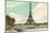 Eiffel Tower and Seine, Paris, France-null-Mounted Art Print